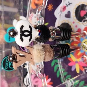 LV and CC Custom Wine Stoppers
